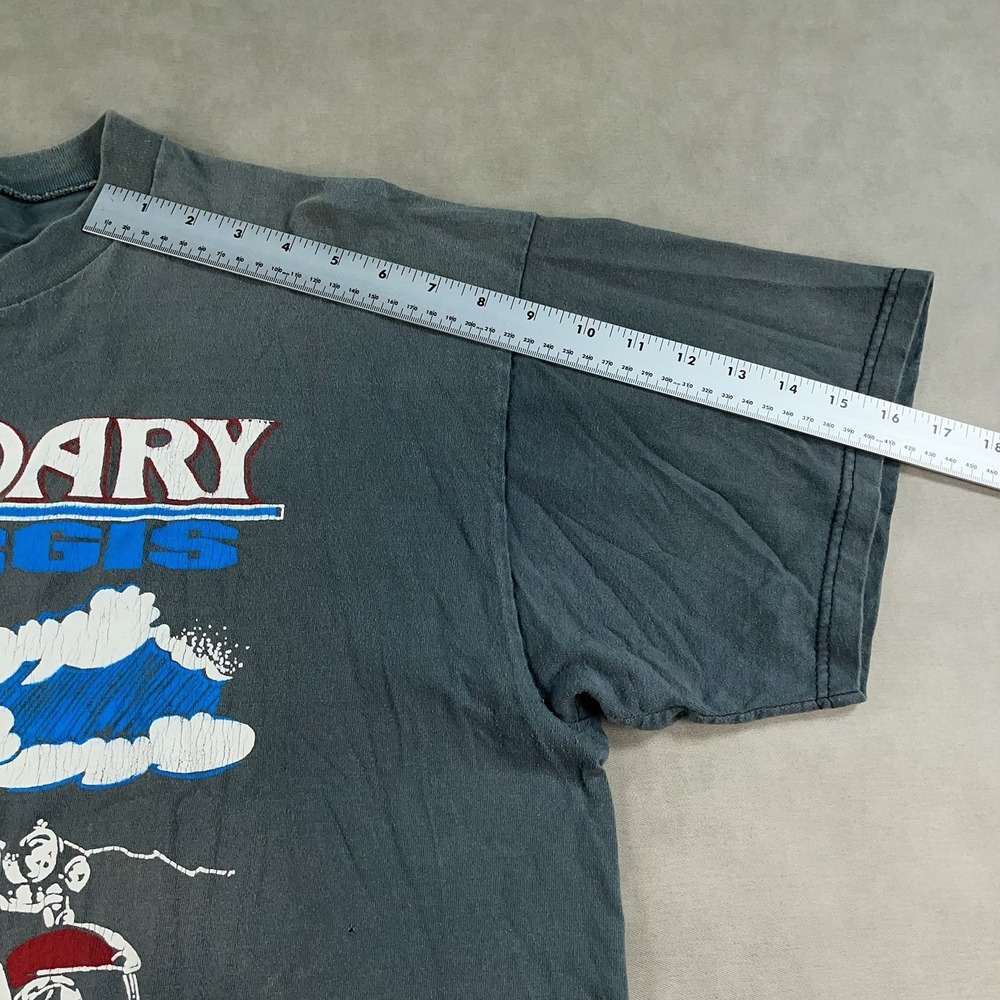 Vintage 90s Harley Sturgis Gray Rally Classic 1996 56th Annual Shirt 2XL Faded - Picture 9 of 11